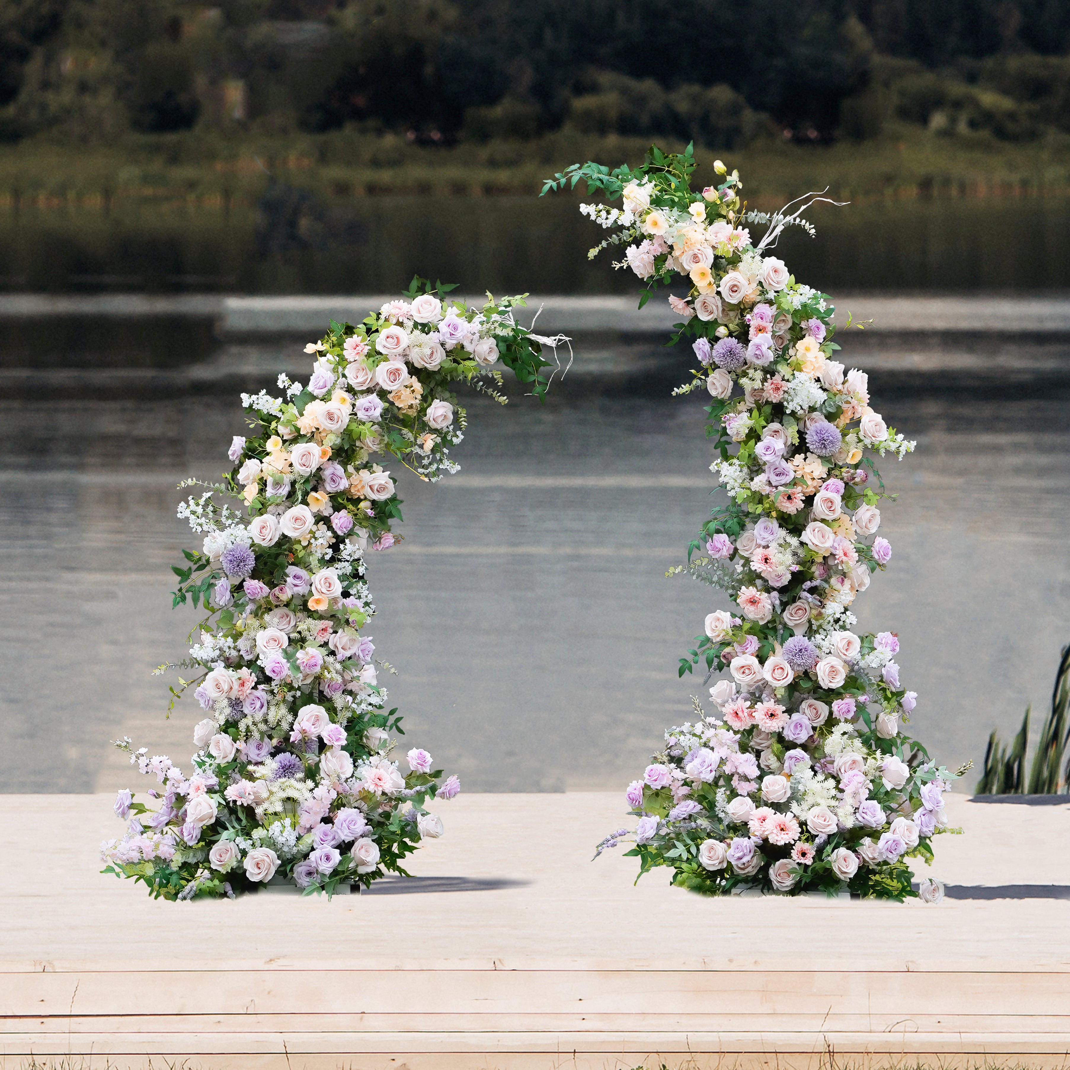 Luxe: New Wedding Background Floral Arch Including Frame