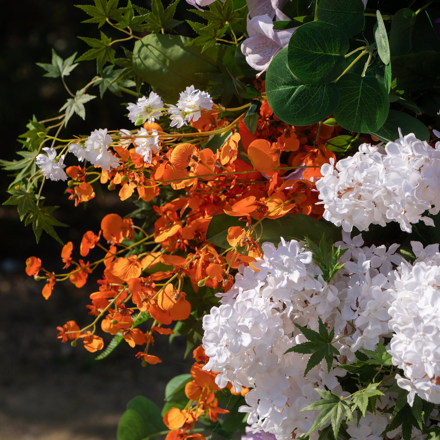 Lym ：2026 New Designed Wedding Party Background Floral Arch Decoration (Including Frame)