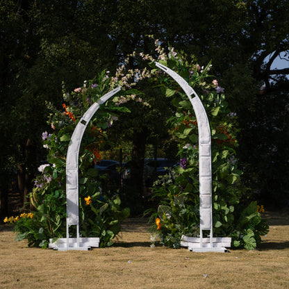 Lym ：2026 New Designed Wedding Party Background Floral Arch Decoration (Including Frame)