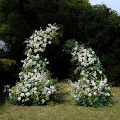 Hug：Wedding Party Background Floral Arch Decoration Including Frame