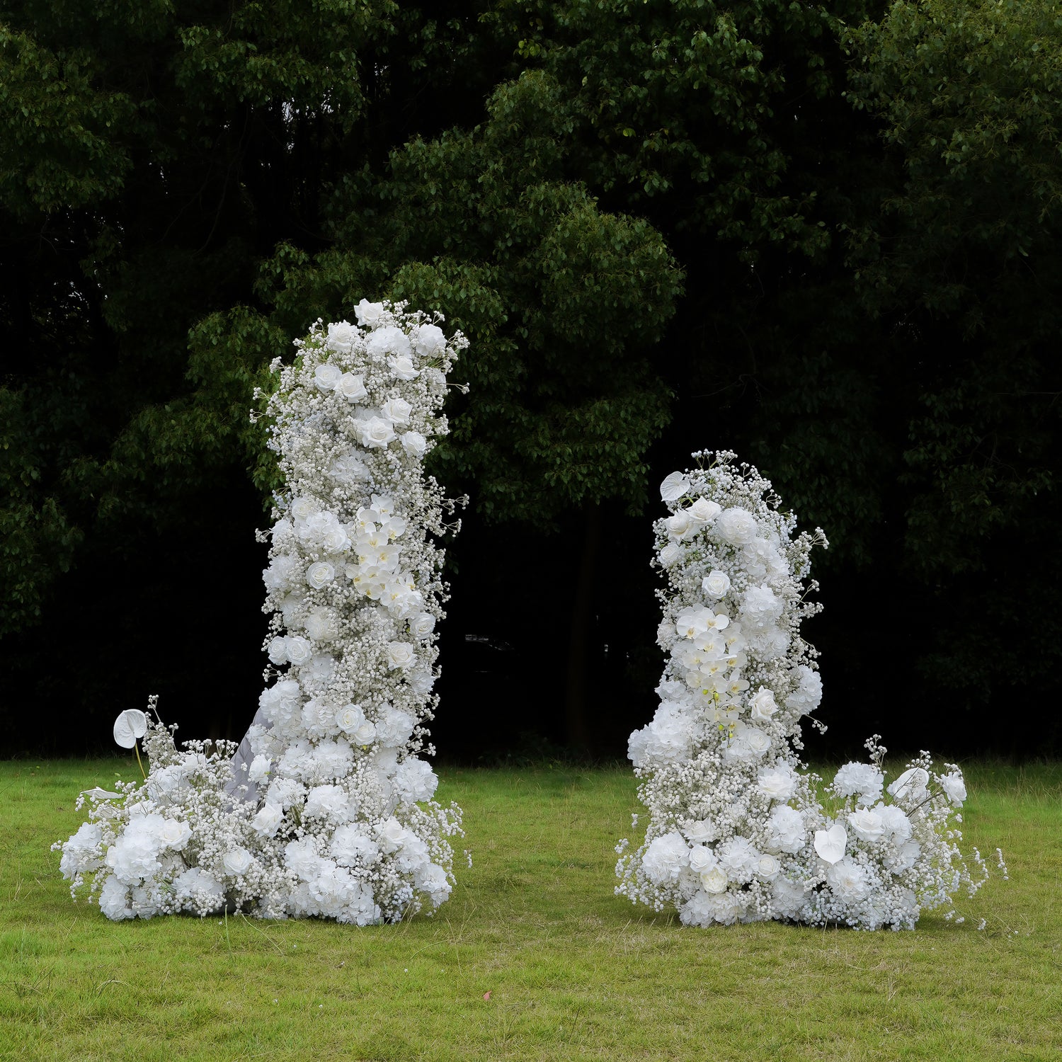Frostbud :New Wedding Party Background Floral Arch Decoration Including Frame