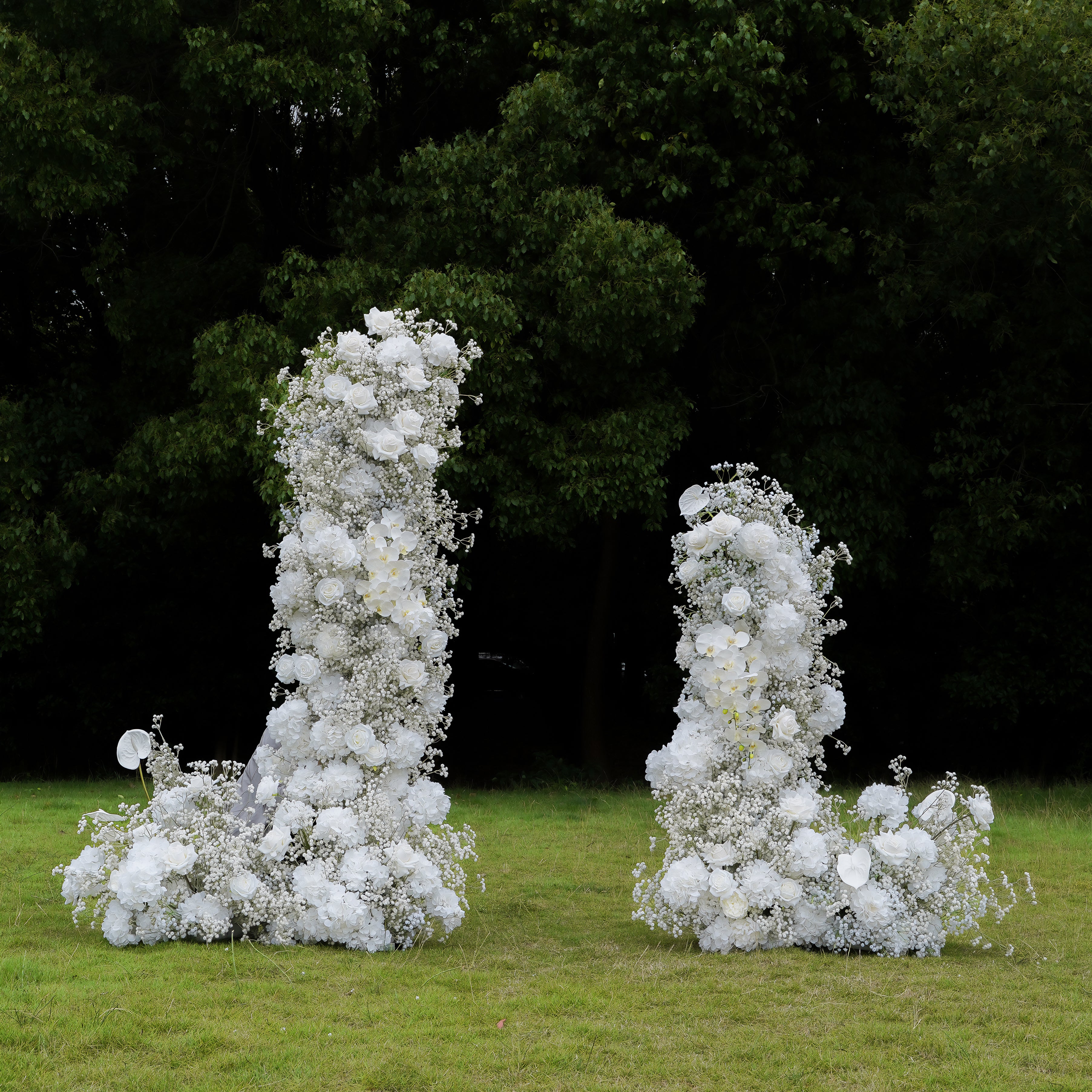 Frostbud :New Wedding Party Background Floral Arch Decoration Including Frame