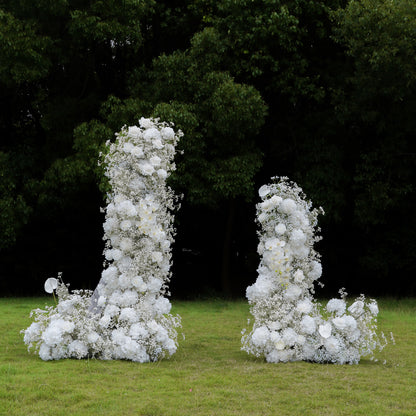 Frostbud :New Wedding Party Background Floral Arch Decoration Including Frame