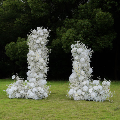 Frostbud :New Wedding Party Background Floral Arch Decoration Including Frame