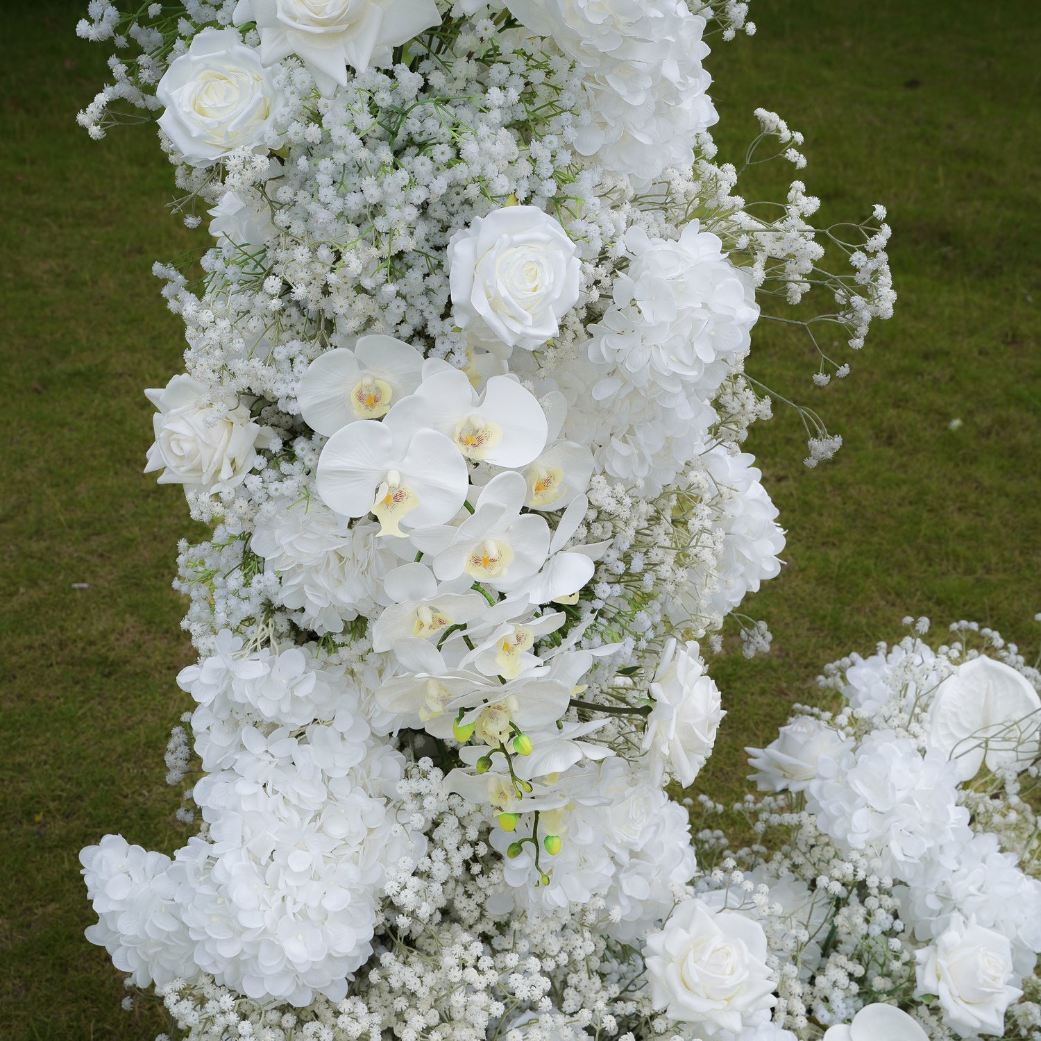 Frostbud :New Wedding Party Background Floral Arch Decoration Including Frame