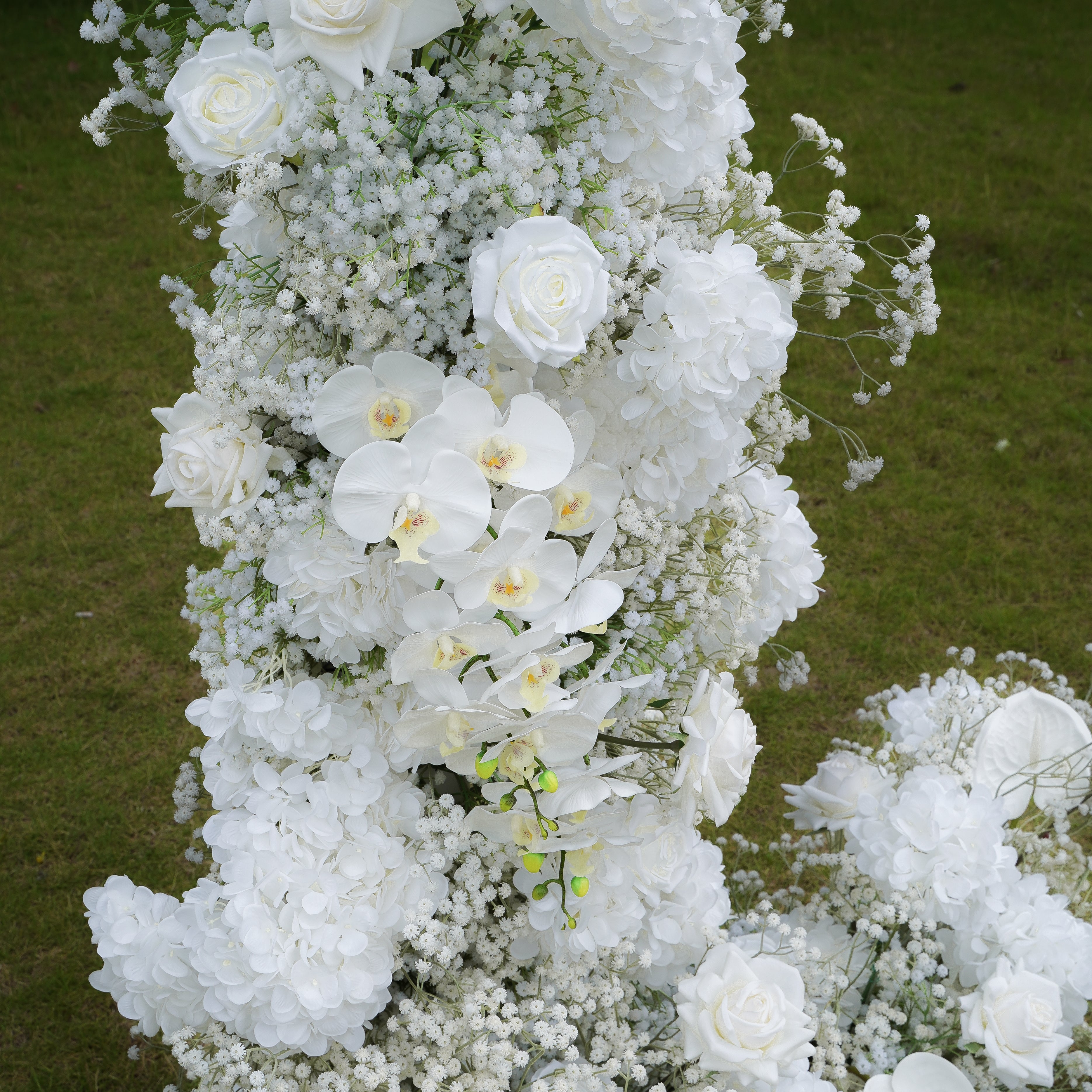 Frostbud :New Wedding Party Background Floral Arch Decoration Including Frame