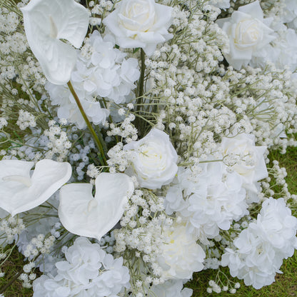 Frostbud :New Wedding Party Background Floral Arch Decoration Including Frame