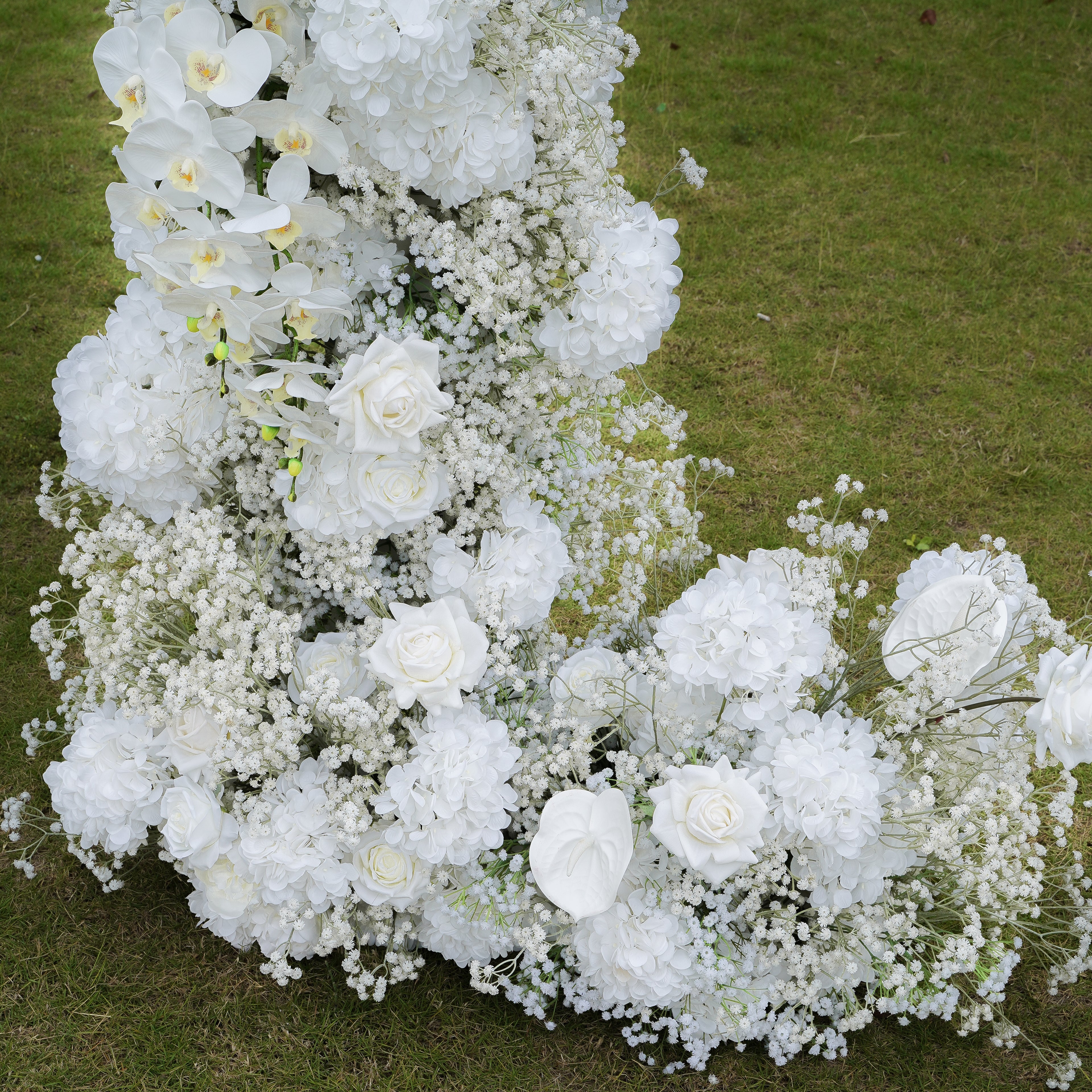 Frostbud :New Wedding Party Background Floral Arch Decoration Including Frame