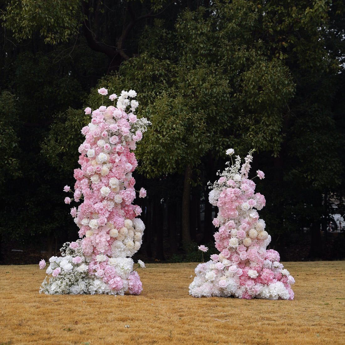 Pinkbliss:  New Wedding Party Background Floral Arch Decoration Including Frame