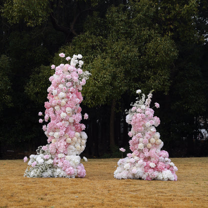 Pinkbliss:  New Wedding Party Background Floral Arch Decoration Including Frame
