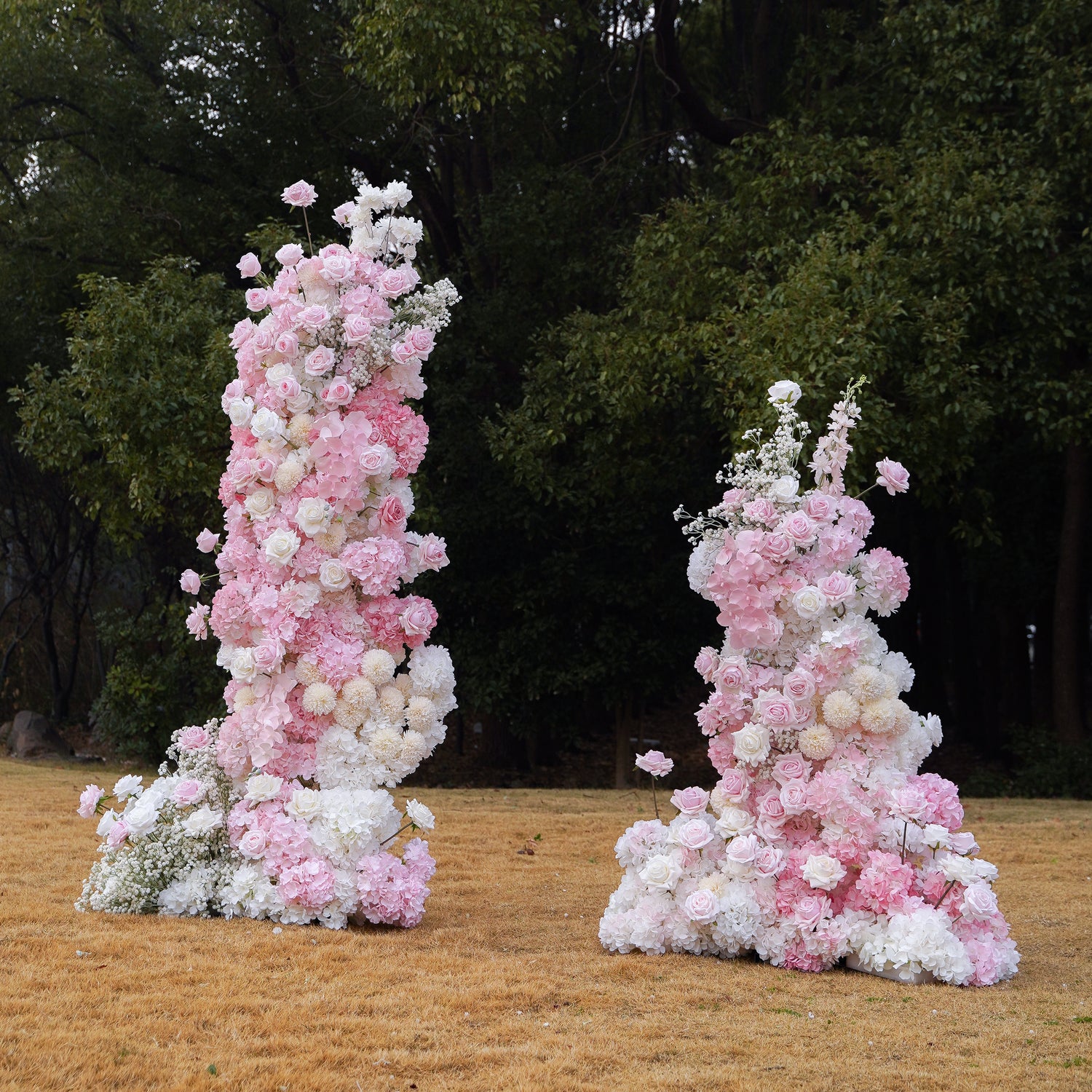 Pinkbliss:  New Wedding Party Background Floral Arch Decoration Including Frame
