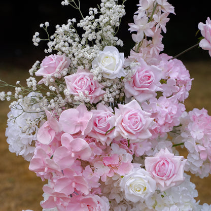 Pinkbliss:  New Wedding Party Background Floral Arch Decoration Including Frame