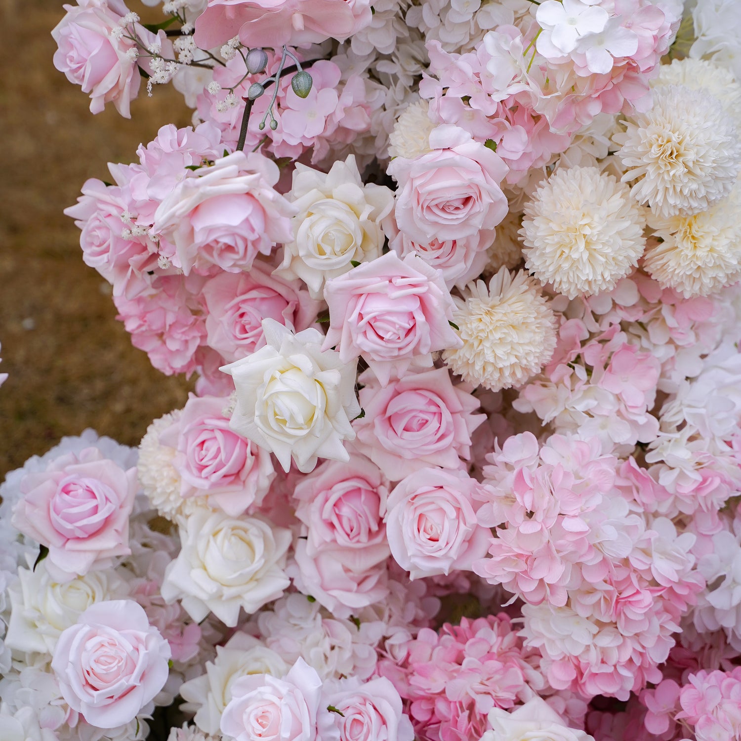 Pinkbliss:  New Wedding Party Background Floral Arch Decoration Including Frame