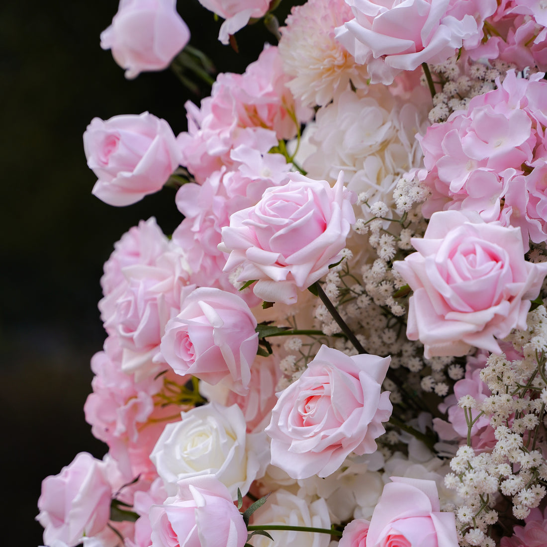 Pinkbliss:  New Wedding Party Background Floral Arch Decoration Including Frame