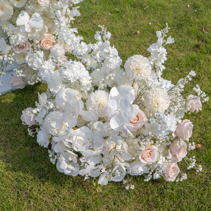 Mellow Wedding Party Background Floral Arch Decoration  Including Frame