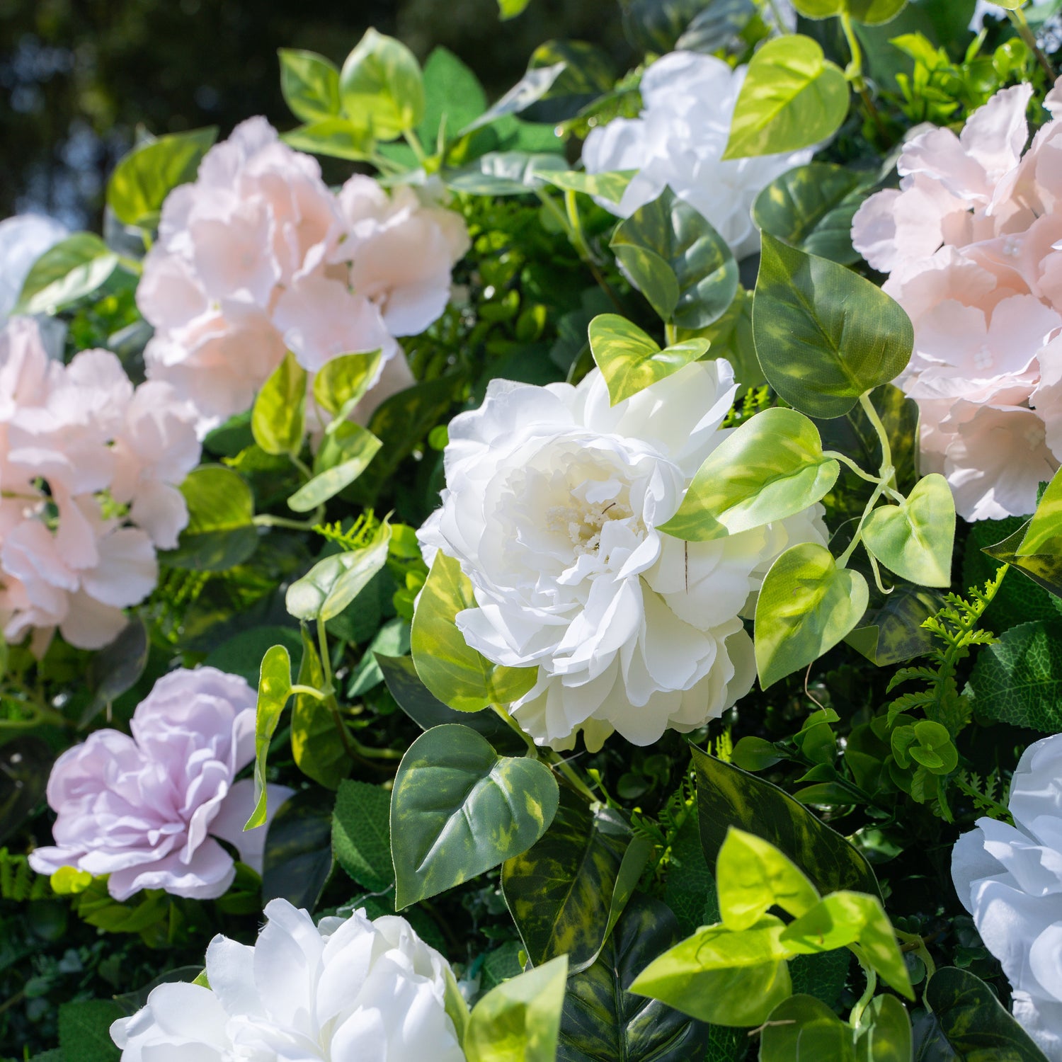 Memphis: 3D Fabric Artificial rolling up curtain flower wall 8ftx8ft for weddings and events decoration  (Ready to Ship USA only)