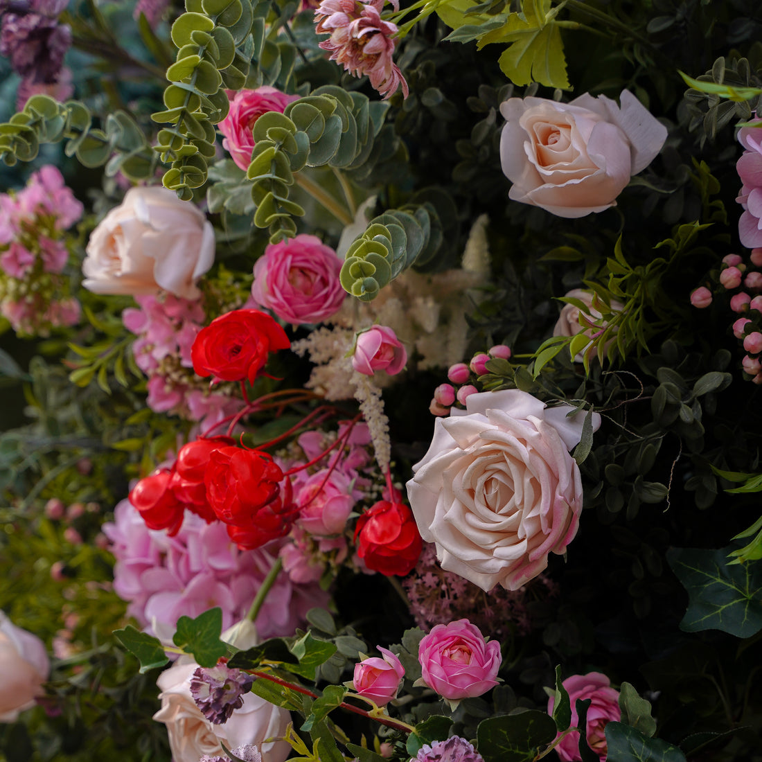 Eden : 2023 New Wedding Party Background Floral Arch Decoration  Including Frame