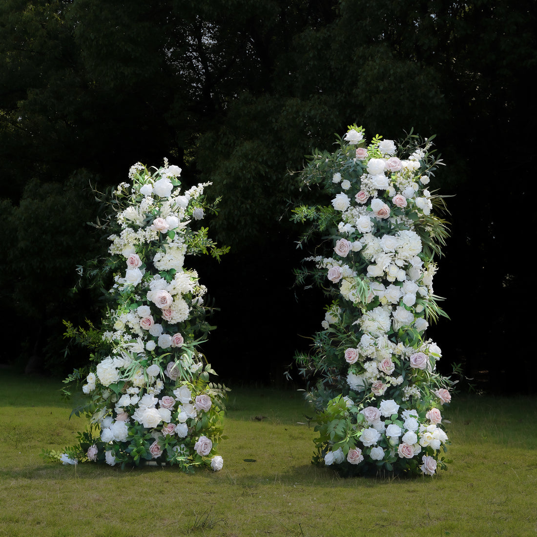 Natalie2025: New Wedding Party Background Floral Arch Decoration Including Frame