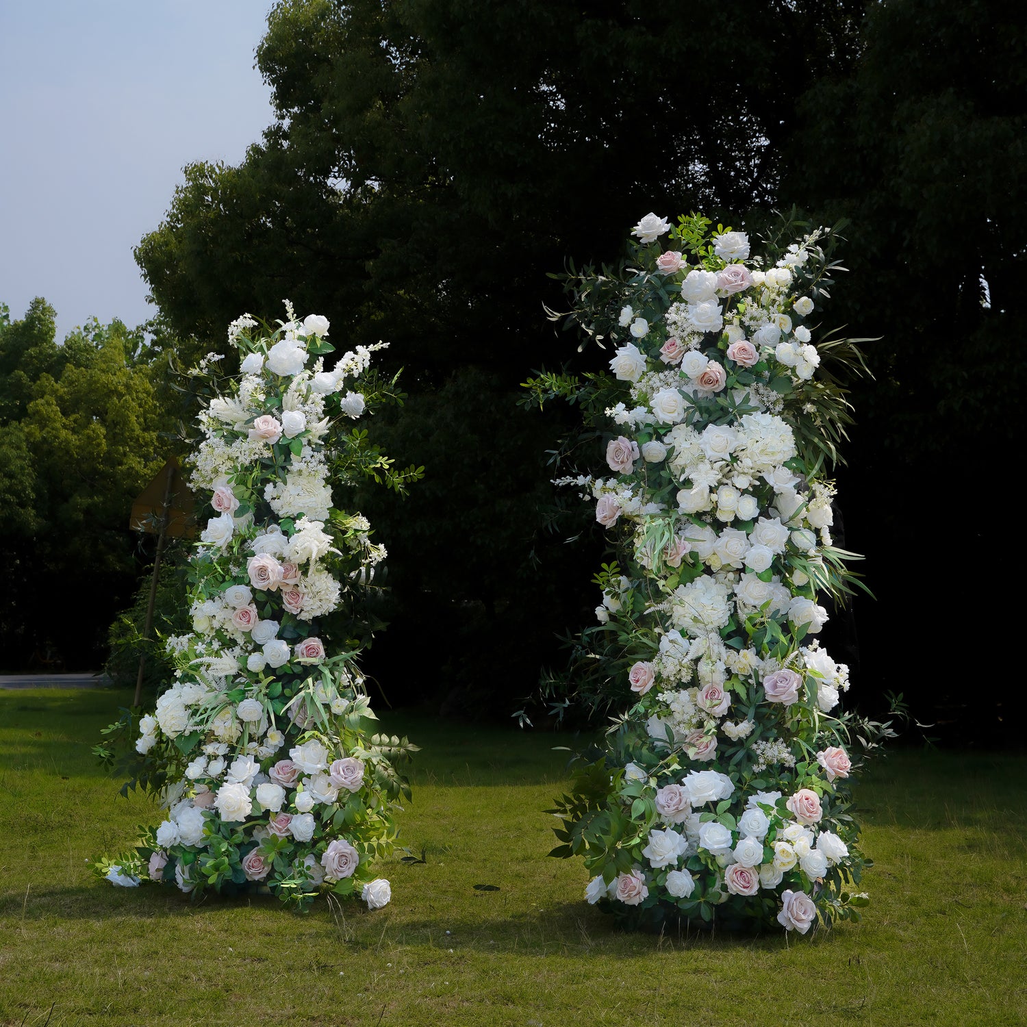 Natalie2025: New Wedding Party Background Floral Arch Decoration Including Frame