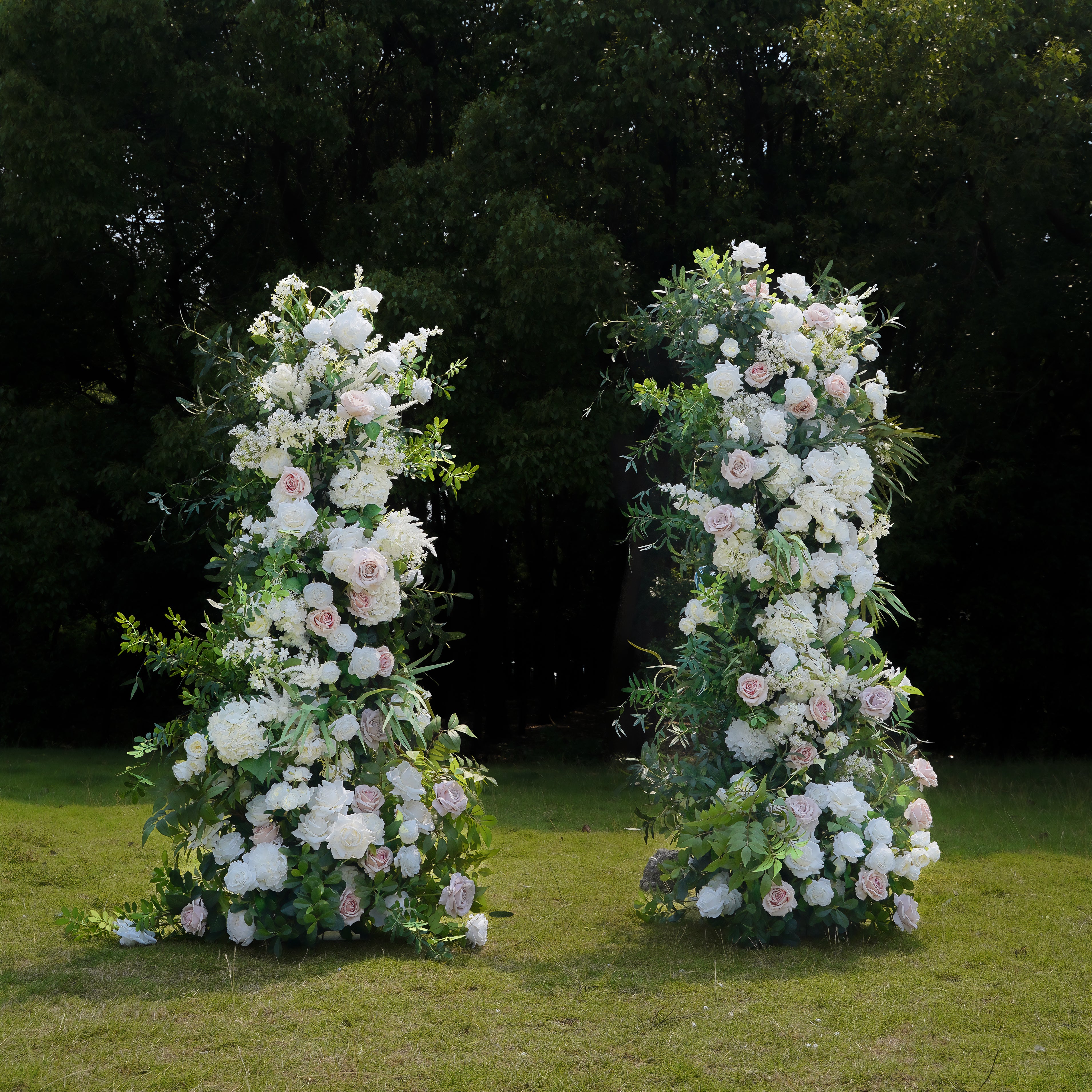 Natalie2025: New Wedding Party Background Floral Arch Decoration Including Frame