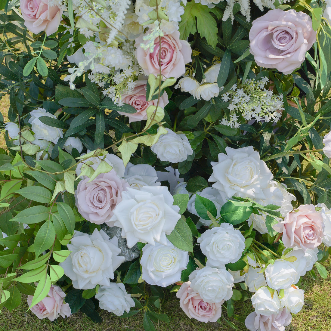 Natalie2025: New Wedding Party Background Floral Arch Decoration Including Frame