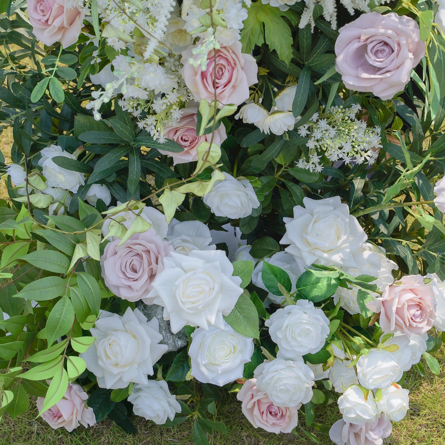 Natalie2025: New Wedding Party Background Floral Arch Decoration Including Frame