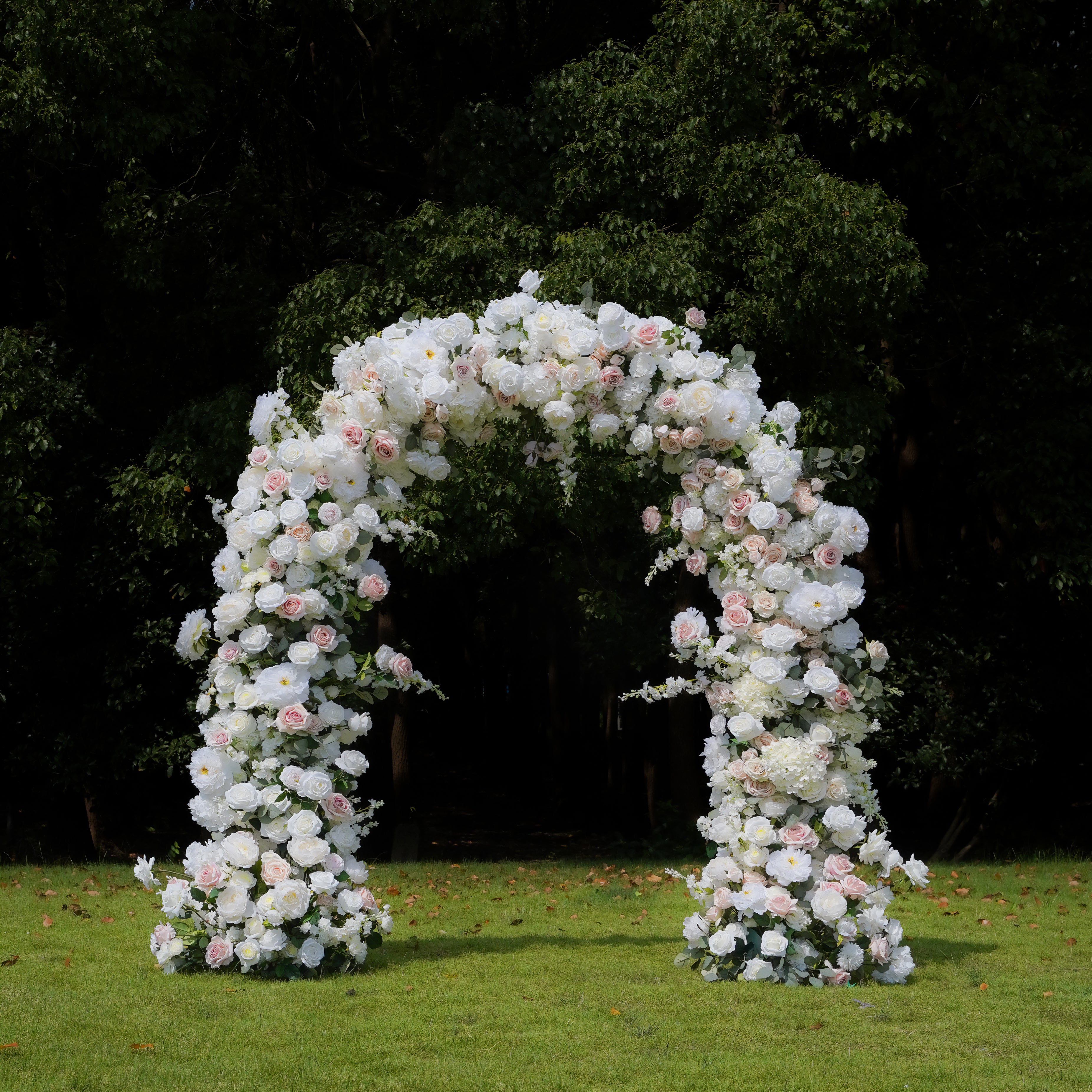 Whisper：Wedding Party Background Floral Arch Decoration Including Frame