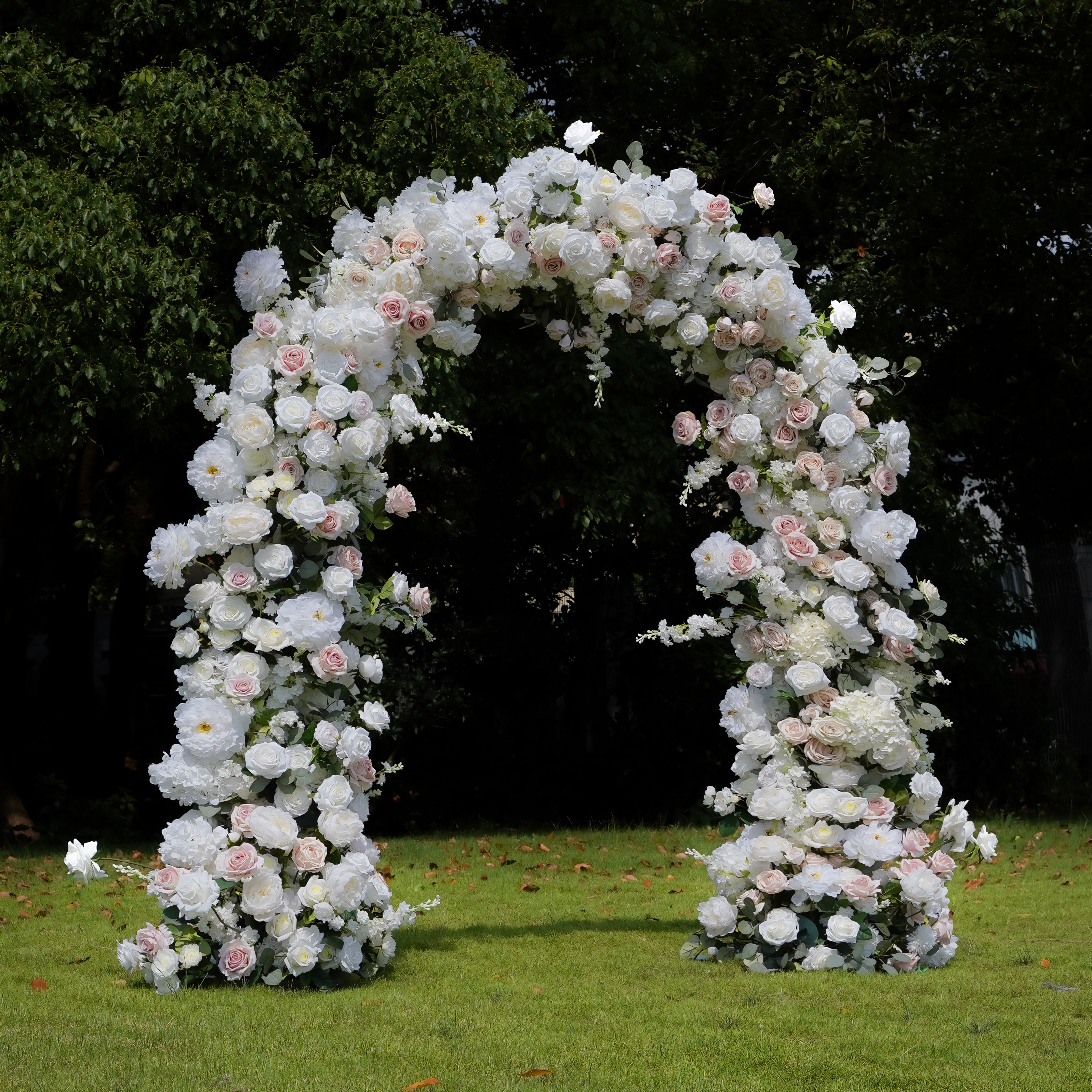 Whisper：Wedding Party Background Floral Arch Decoration Including Frame