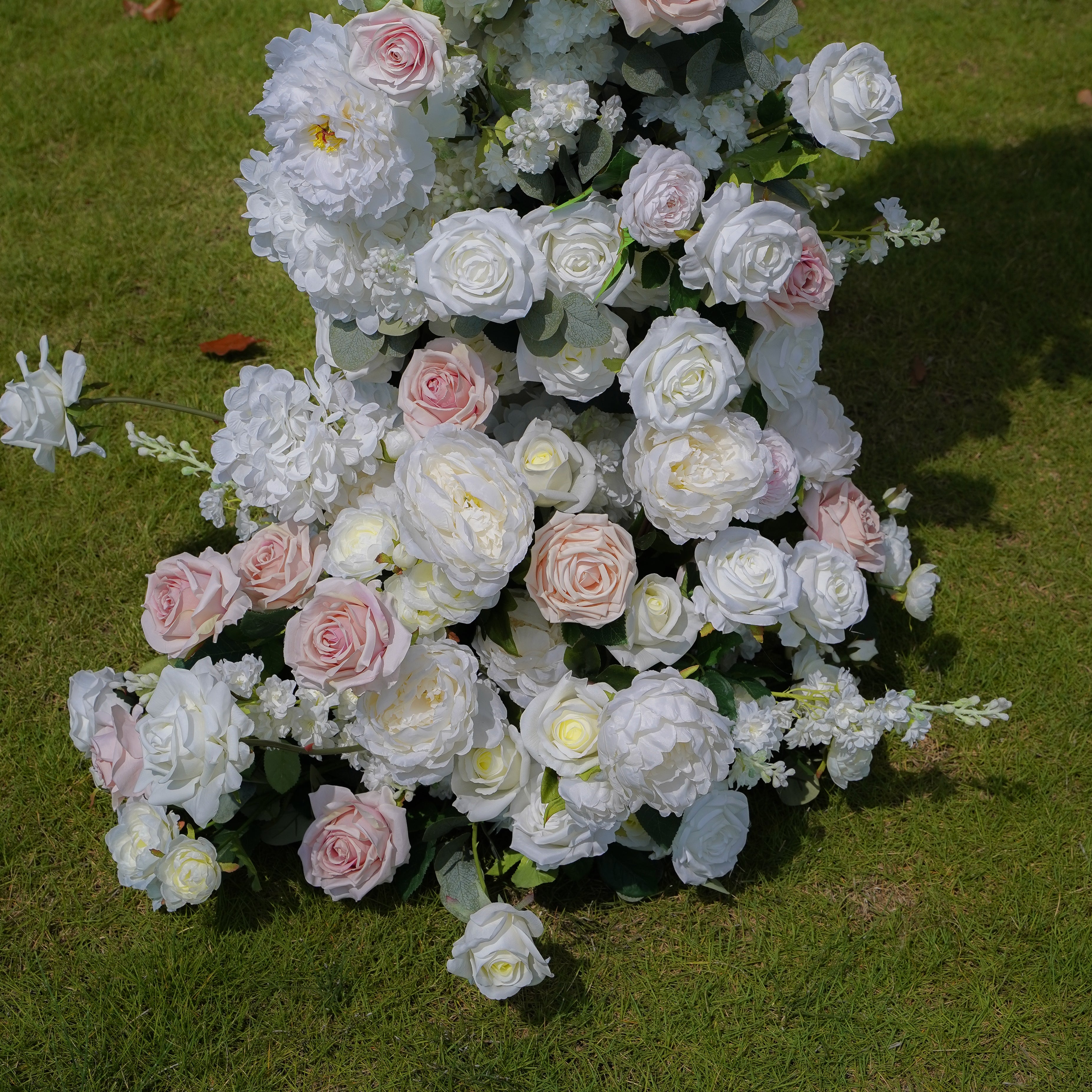 Whisper：Wedding Party Background Floral Arch Decoration Including Frame