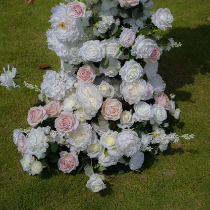 Whisper：Wedding Party Background Floral Arch Decoration Including Frame