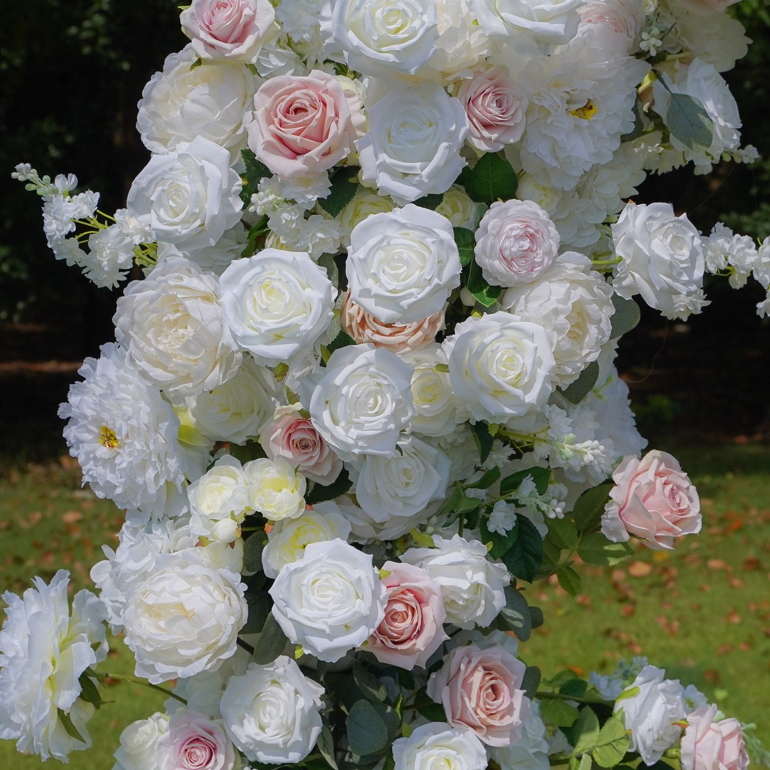 Whisper：Wedding Party Background Floral Arch Decoration Including Frame