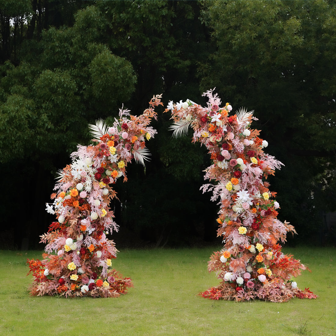 Serenita :New Wedding Party Background Floral Arch Decoration Including Frame