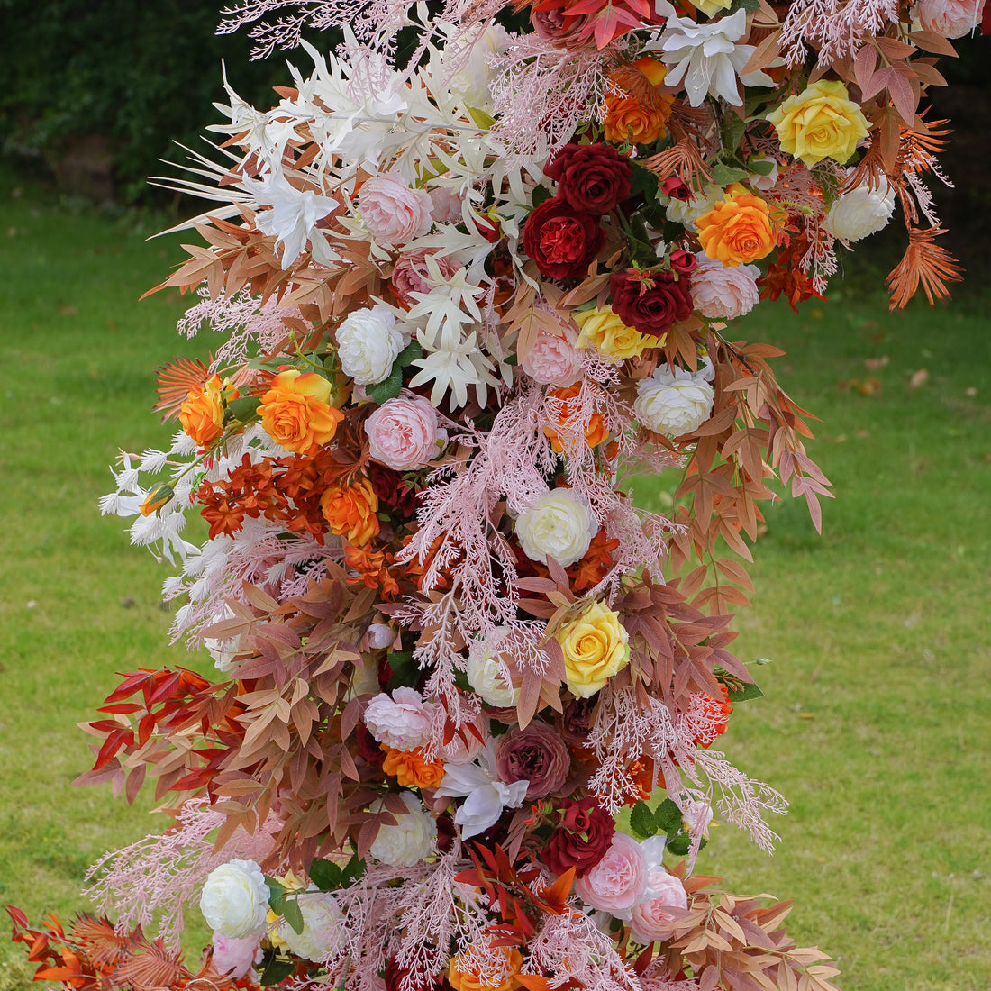 Serenita :New Wedding Party Background Floral Arch Decoration Including Frame