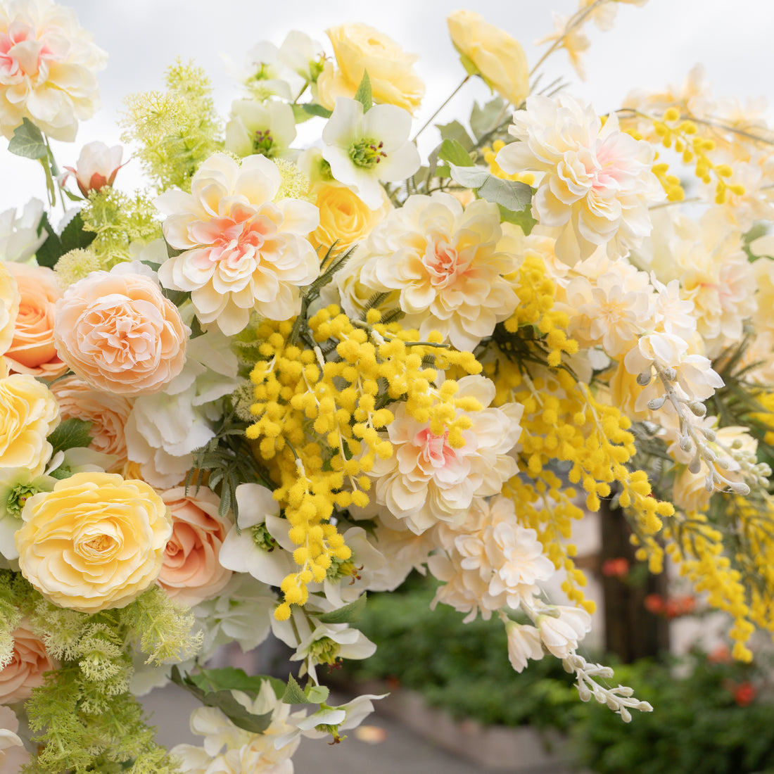 New Arrival: Candy Wedding Party Background Floral Arch Decoration  Including Frame