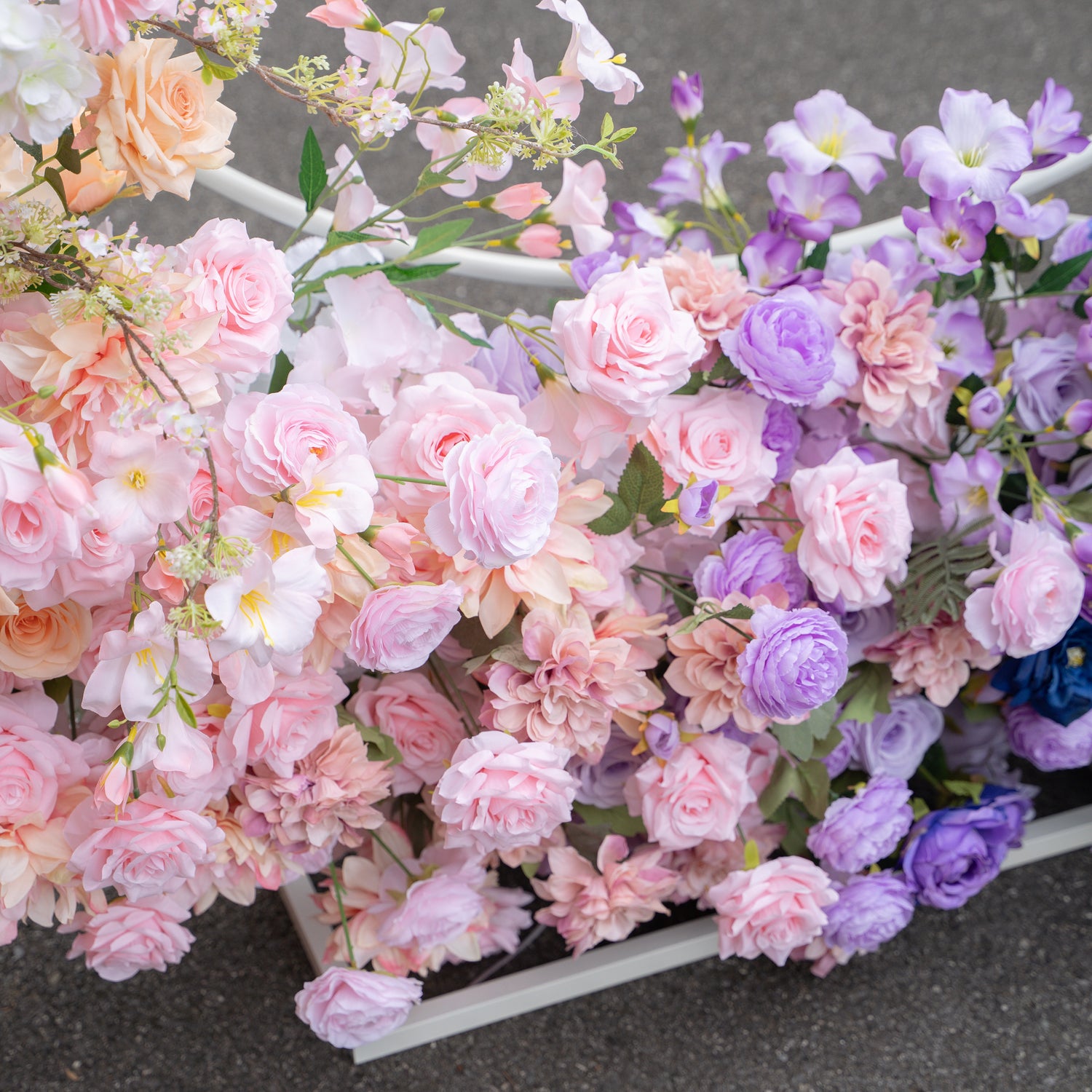 New Arrival: Candy Wedding Party Background Floral Arch Decoration  Including Frame
