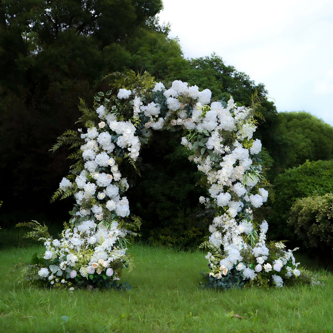 Robin 2025 ： New Wedding Party Background Floral Arch Decoration  Including Frame