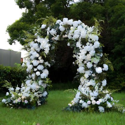 Robin 2025 ： New Wedding Party Background Floral Arch Decoration  Including Frame