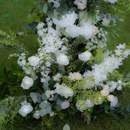 Robin 2025 ： New Wedding Party Background Floral Arch Decoration  Including Frame