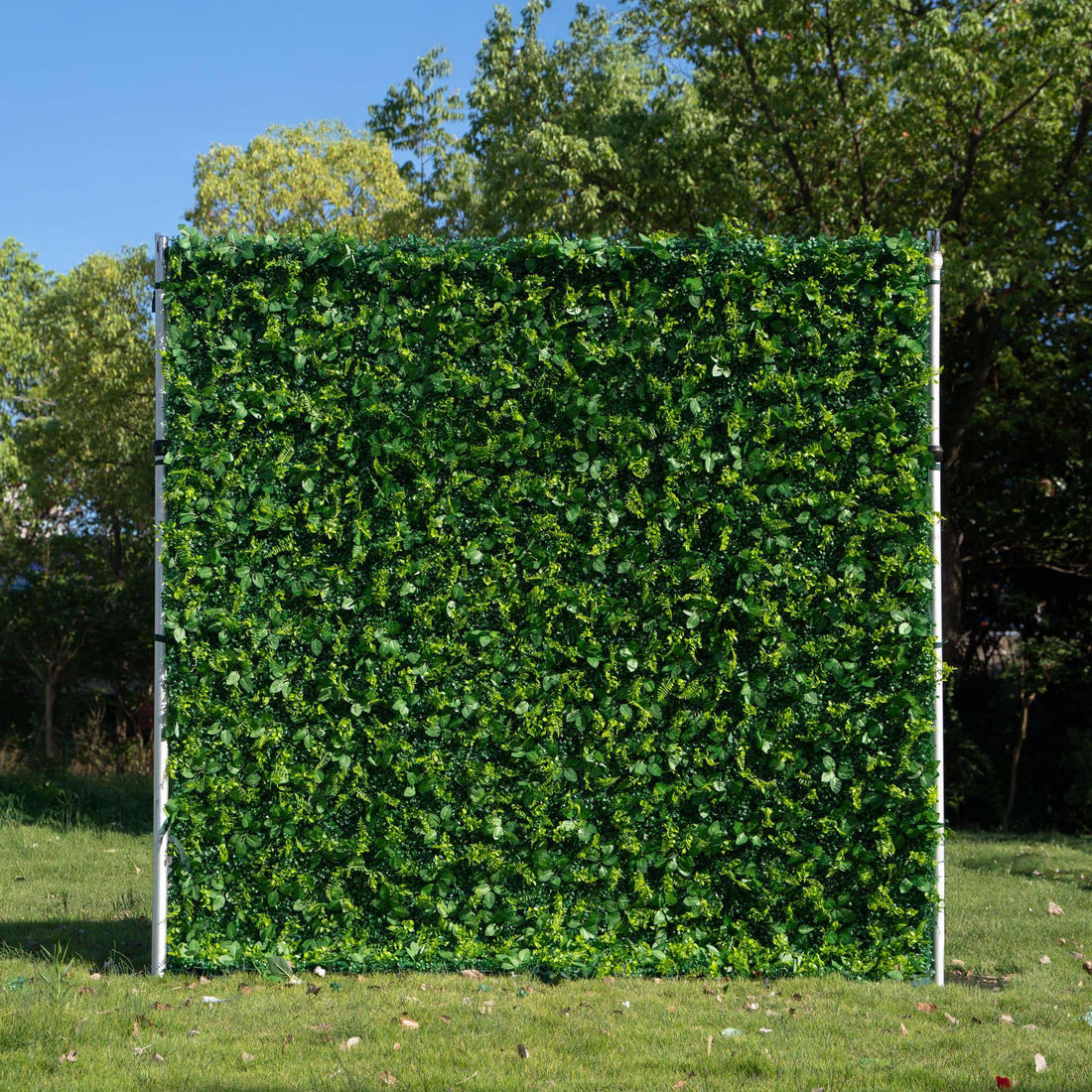 Simple:2D Fabric Artificial rolling up curtain flower wall 8ft x 8ft  (Ready to Ship USA only)