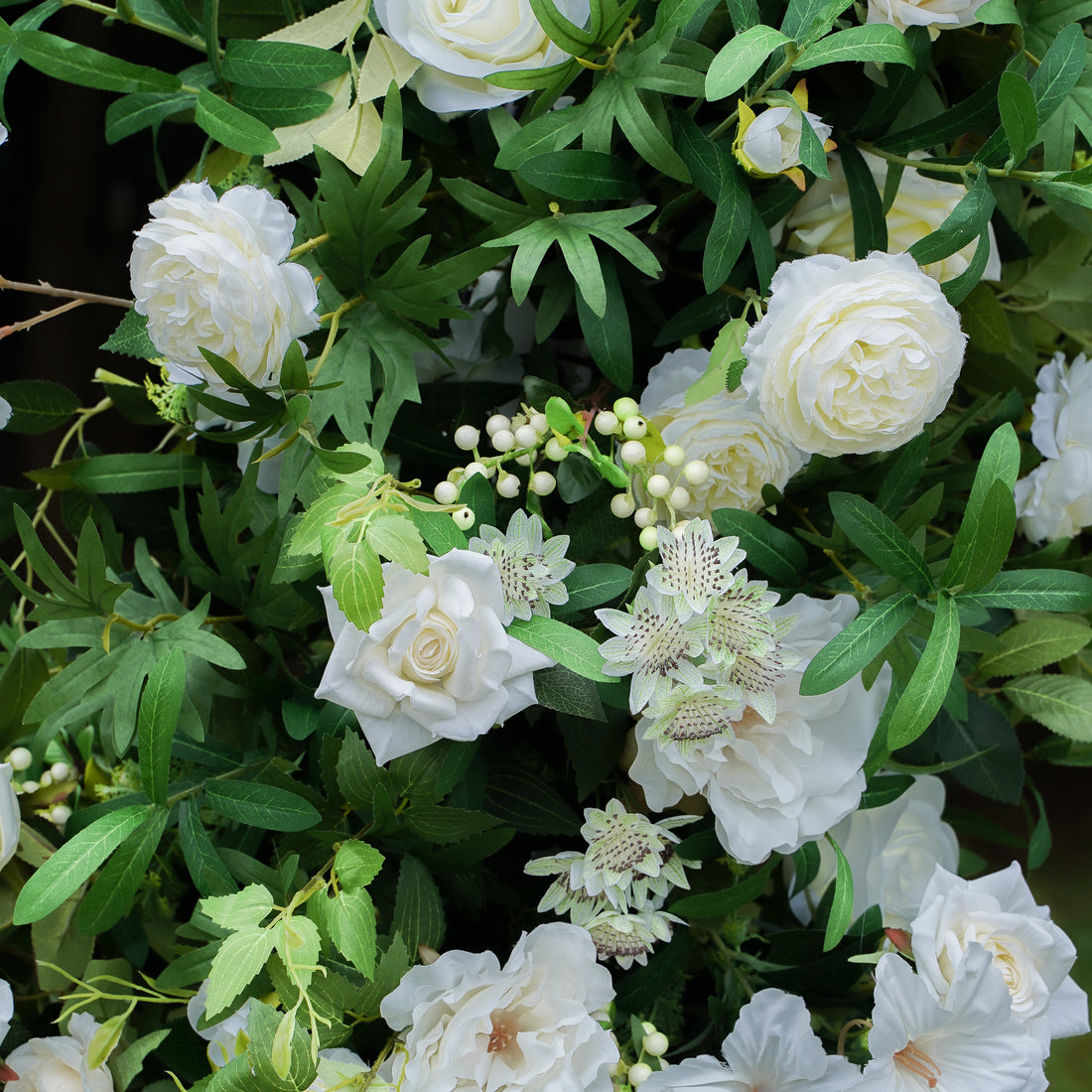 Eve flower arch：Wedding Party Background Floral Arch Decoration Including Frame