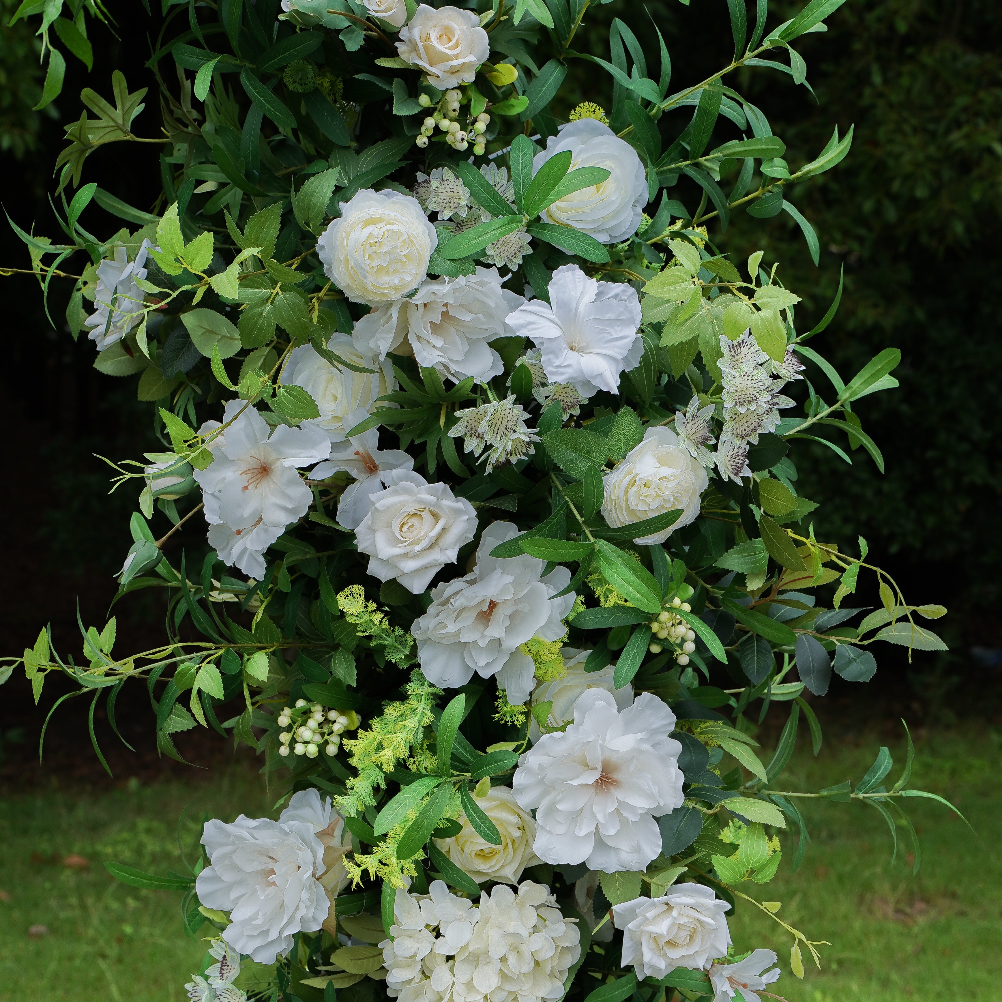 Eve flower arch：Wedding Party Background Floral Arch Decoration Including Frame