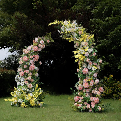 Fay:New Wedding Background Floral Arch Including Frame