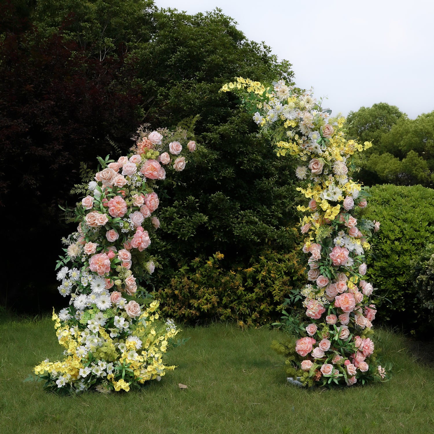 Fay:New Wedding Background Floral Arch Including Frame
