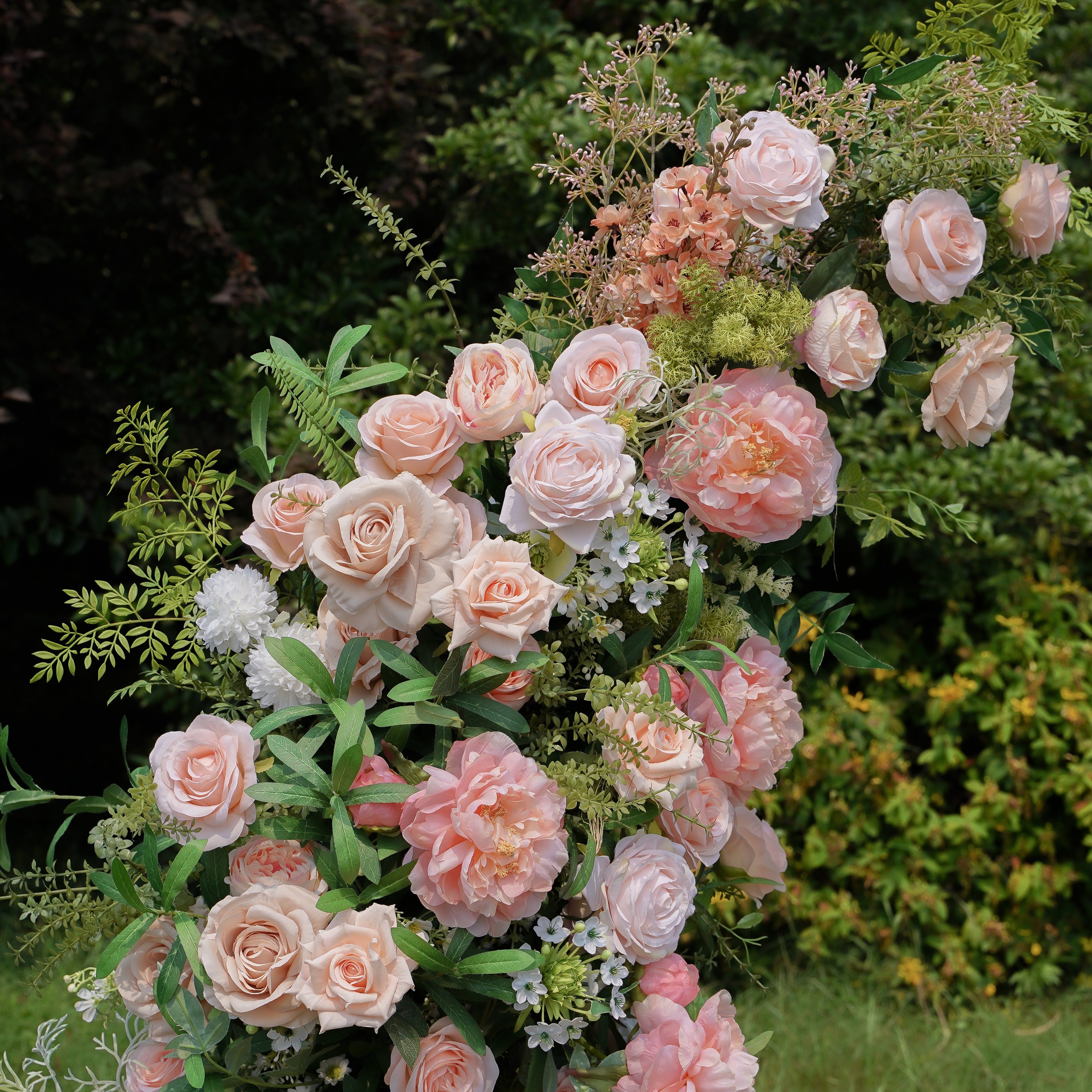 Fay:New Wedding Background Floral Arch Including Frame