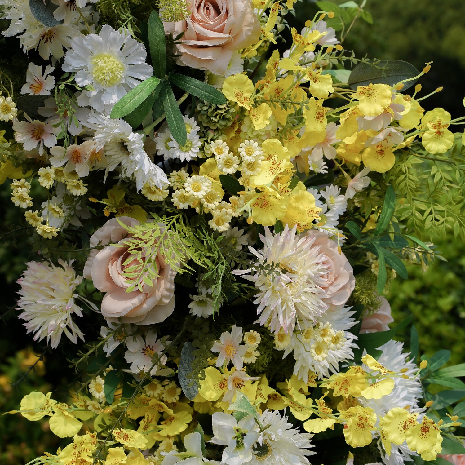 Fay:New Wedding Background Floral Arch Including Frame
