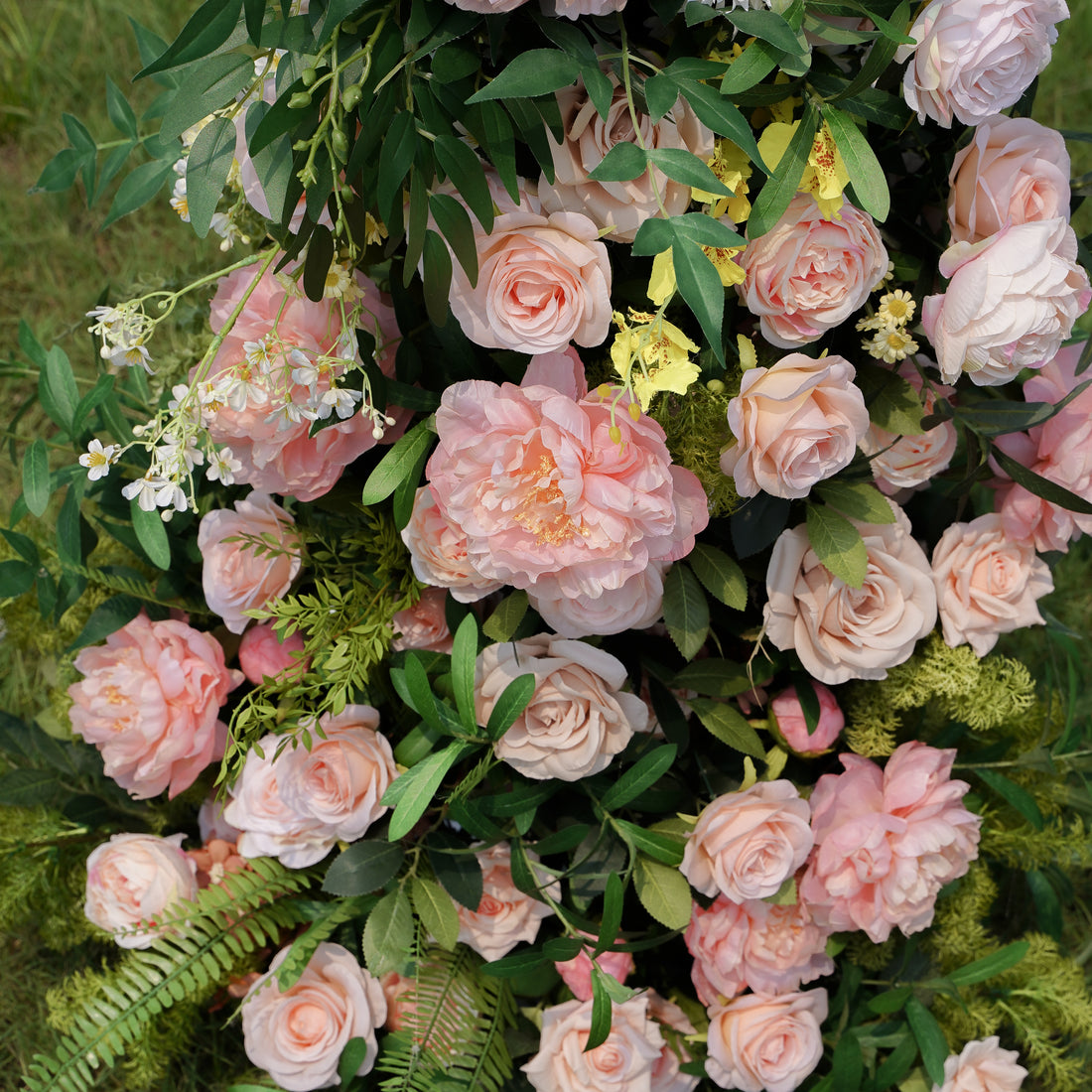Fay:New Wedding Background Floral Arch Including Frame