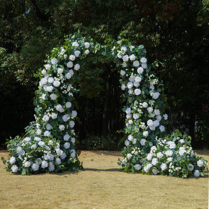 Vela：Wedding Party Background Floral Arch Decoration (Including Frame)