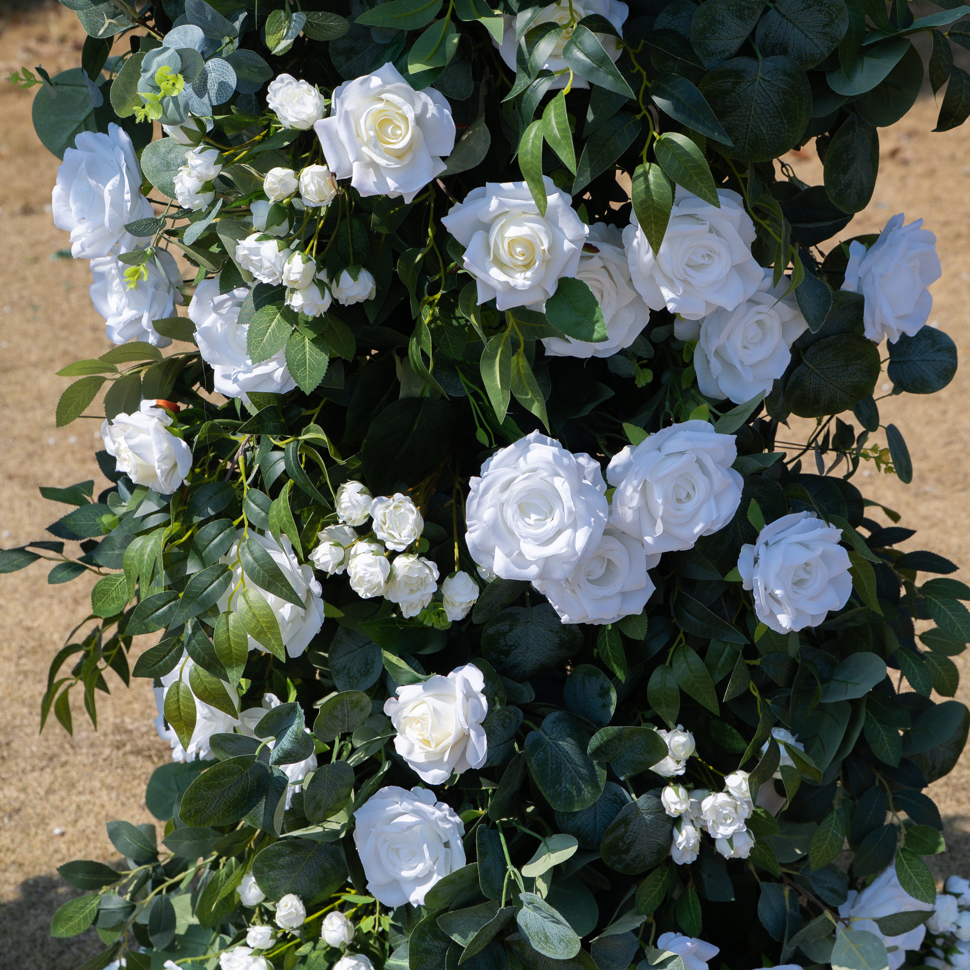 Vela：Wedding Party Background Floral Arch Decoration (Including Frame)