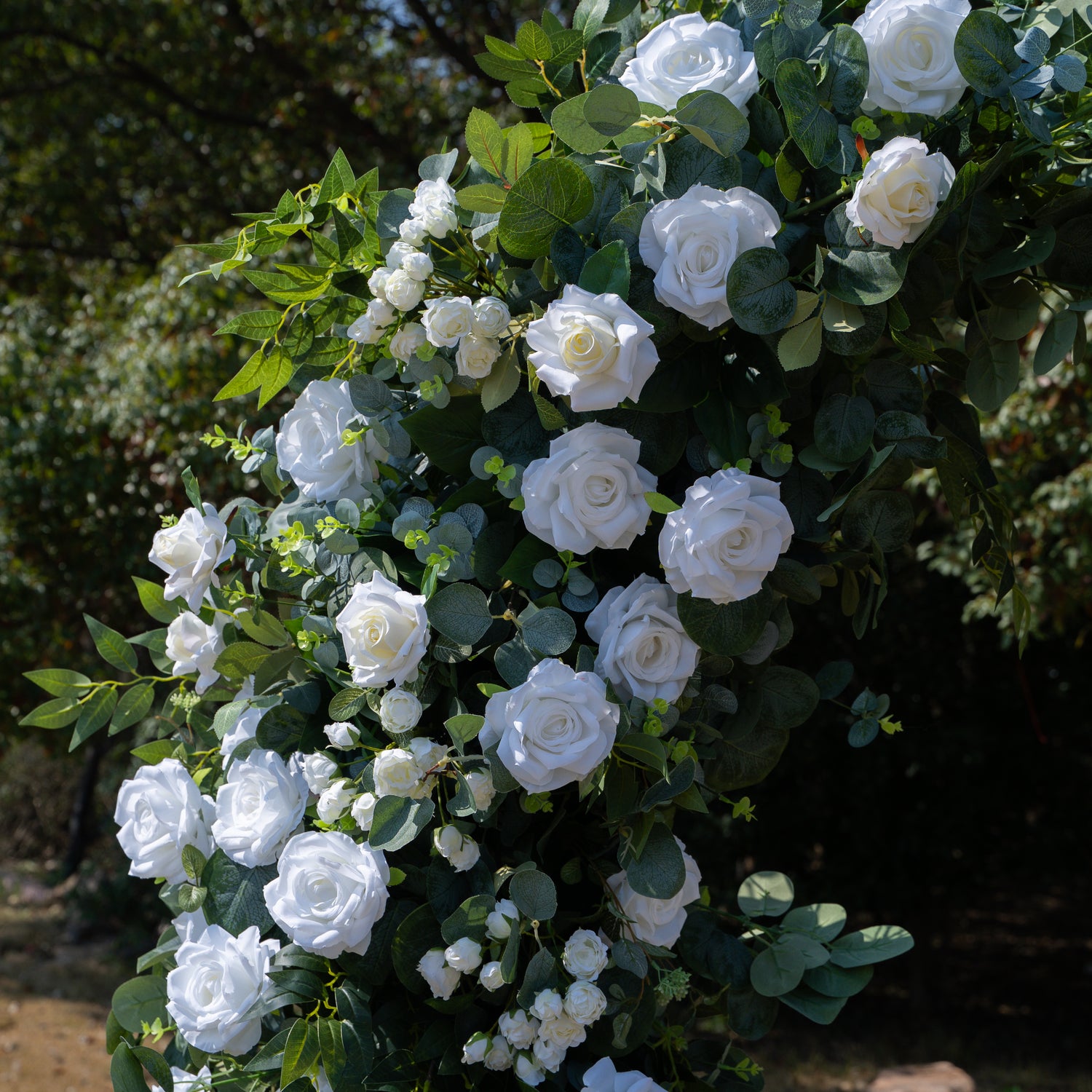 Vela：Wedding Party Background Floral Arch Decoration (Including Frame)