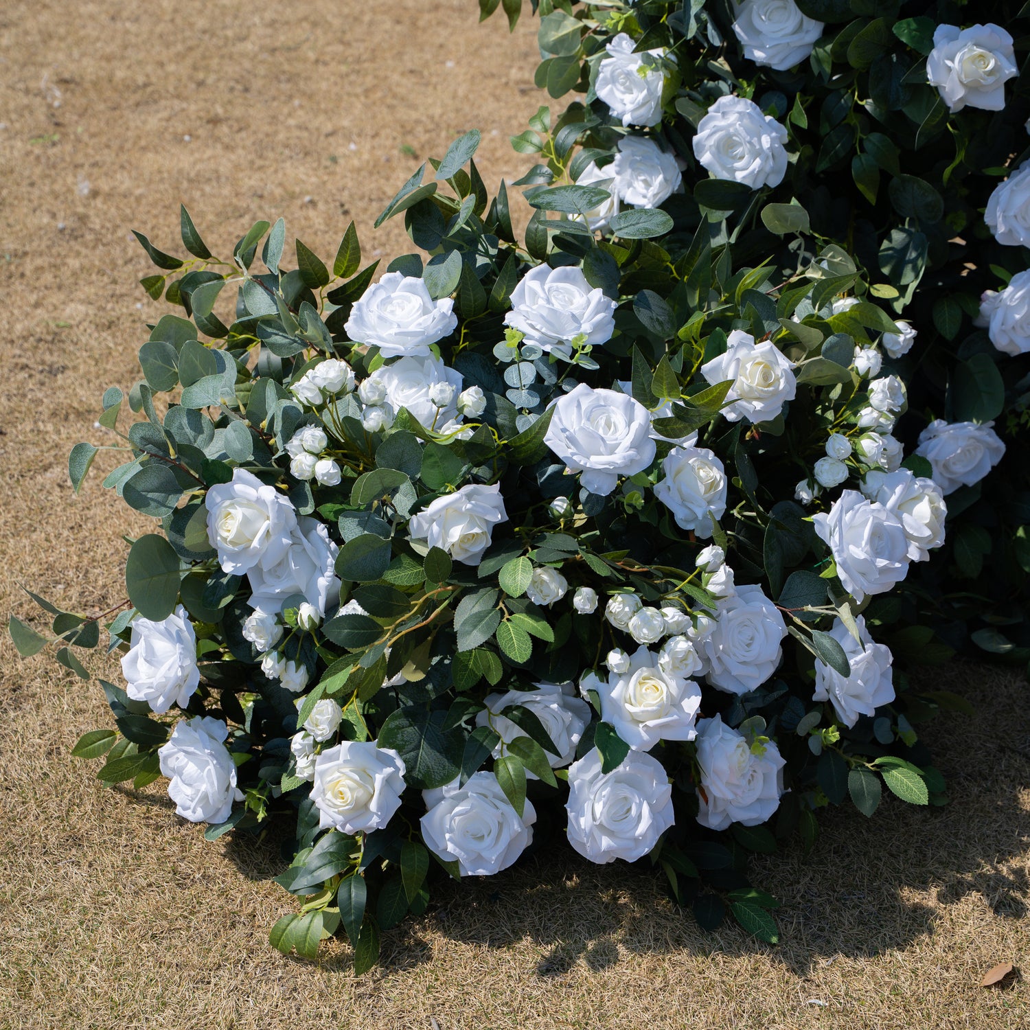 Vela：Wedding Party Background Floral Arch Decoration (Including Frame)
